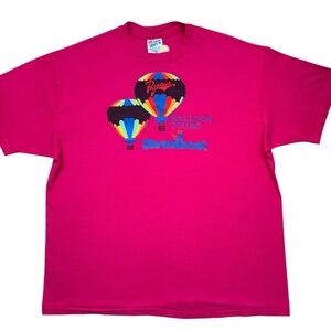 VTG 90s Steamboat Ski Resort Colorado Hot Air Balloon Single Stitch t-shirt XL